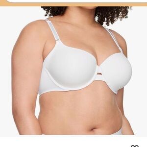 Warner’s Bra size 40d style 01356 White underwire lightly lined New